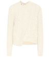 VICTORIA BECKHAM CABLE-KNIT WOOL SWEATER,P00393421