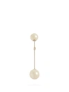 ALAN CROCETTI Faux pearl-embellished single earring