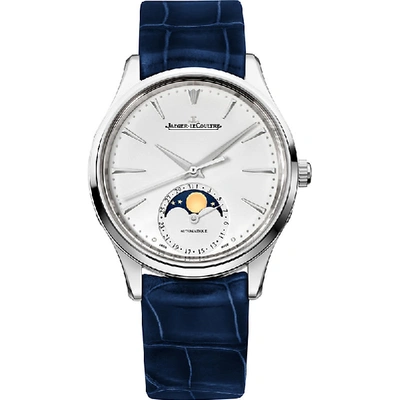 Jaeger-lecoultre Q1258420 Master Ultra Thin Moon Stainless Steel And Alligator Leather Watch