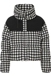 MONCLER EMBROIDERED QUILTED SHELL DOWN JACKET