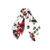 ALEXANDER MCQUEEN Torn Roses printed fine-knit scarf