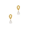 ALIGHIERI THE INITIAL SPARK 24KT GOLD-PLATED DROP EARRINGS