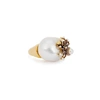 ALEXANDER MCQUEEN SPIDER GOLD-TONE RING