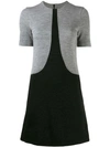 GIVENCHY TWO-TONE T-SHIRT DRESS
