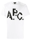 APC A.P.C. LOGO T-SHIRT - 白色