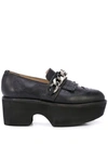 CHARLES JEFFREY LOVERBOY CHAINED PLATFORM LOAFER