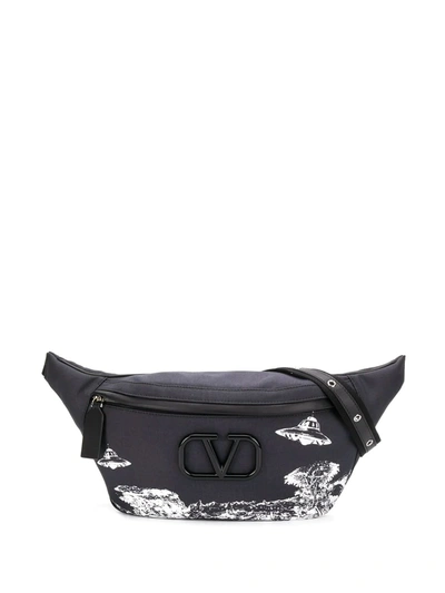 Valentino Garavani X Undercover Time Traveller Belt Bag In Grey