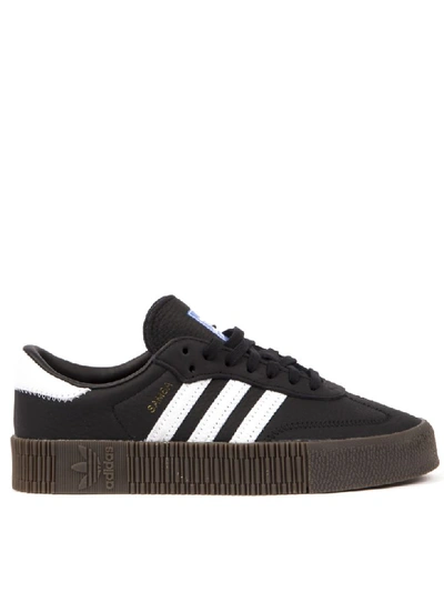 Adidas Originals Samba Rose Bold Platform Sneakers In Black