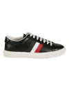 Moncler New Monaco Low Top Sneaker In Black