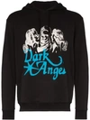 Nasaseasons Dark Angel Cotton Sweatshirt Hoodie In Black
