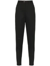 FENDI LOGO STRIPE TAILORED TROUSERS