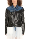 Ben Taverniti Unravel Project Fabric Mix Jacket In Multicolor