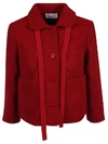 RED VALENTINO BUTTONED JACKET,11026602