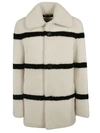 SAINT LAURENT STRIPED COAT,11026566