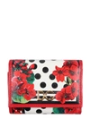 DOLCE & GABBANA PRINTED LEATHER WALLET,11026693