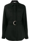 STELLA MCCARTNEY STRIPED BELTED SHIRT