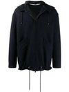 VALENTINO ZIPPED HOODED JACKET