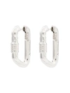 AMBUSH CARABINER HOOP EARRINGS