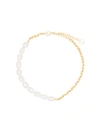 ANISSA KERMICHE PEARL CHAIN ANKLET
