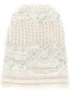 ERMANNO SCERVINO EMBELLISHED BEANIE