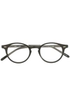 Epos Round Glass Frames In Schwarz