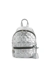 MOSCHINO METALLIC QUILTED TEDDY BEAR BACKPACK