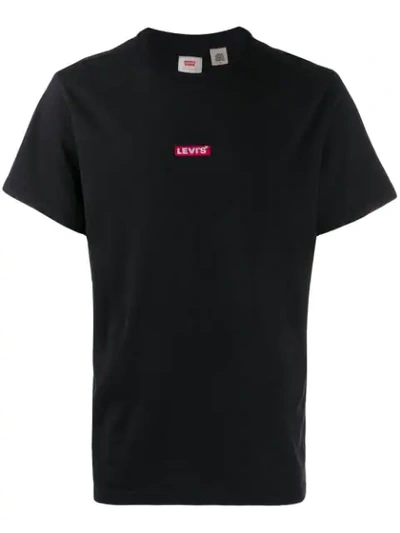 Levi's T-shirt Mit Rundhalsausschnitt In Black