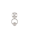 JUSTINE CLENQUET JUSTINE CLENQUET NANCY SINGLE EARRING - 银色