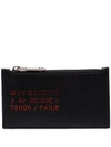 GIVENCHY GIVENCHY BRAND ADDRESS CARD-HOLDER - 黑色