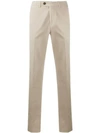 CANALI CANALI STRAIGHT LEG CHINOS - 大地色