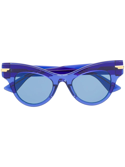 Bottega Veneta The Original 04 Sunglasses In Blue
