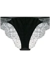 CARINE GILSON BRIEFS WITH LACE DETAIL