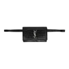 SAINT LAURENT SAINT LAURENT BLACK CROC KATE BELT BAG