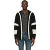 SAINT LAURENT SAINT LAURENT BLACK BAJA HOODED SWEATER