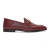 GUCCI RED BRIXTON LOAFERS
