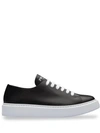 Prada Platform Low-top Sneakers In Black