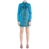 MOSCHINO MOSCHINO PIXEL PRINT CLASSIC SHIRT DRESS