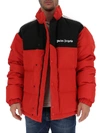 PALM ANGELS PALM ANGELS CONTRAST LOGO PUFFER JACKET