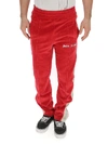 PALM ANGELS PALM ANGELS LOGO SIDE STRIPE TRACK PANTS