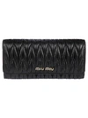 MIU MIU PATTINA CONTINENTAL WALLET,10993819