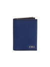 Tumi Men's Monaco Gusseted Card Case In Navy