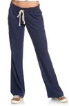 Roxy Juniors' Oceanside Wide-leg Drawstring Pants In Mood Indigo