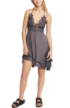 FREE PEOPLE ADELLA FRILLED CHEMISE,F18M01006