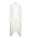 CHLOÉ CHLOÉ WOMAN MIDI DRESS IVORY SIZE 12 ACETATE, SILK, ELASTANE