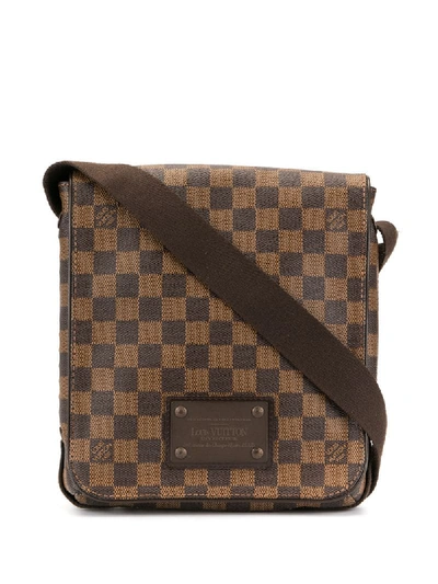 Pre-owned Louis Vuitton Brooklyn Pm Crossbody Bag In Brown
