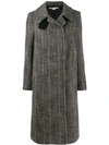 STELLA MCCARTNEY CHEVRON WOOL COAT