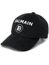 BALMAIN BALMAIN BASEBALLKAPPE MIT LOGO - SCHWARZ