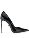 Le Silla Amelia Pumps In Black Patent Leather In Black