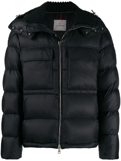 Moncler Rouve Zip-up Hooded Jacket In Black ModeSens