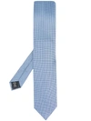 ERMENEGILDO ZEGNA MICRO GEOMETRIC PATTERN TIE